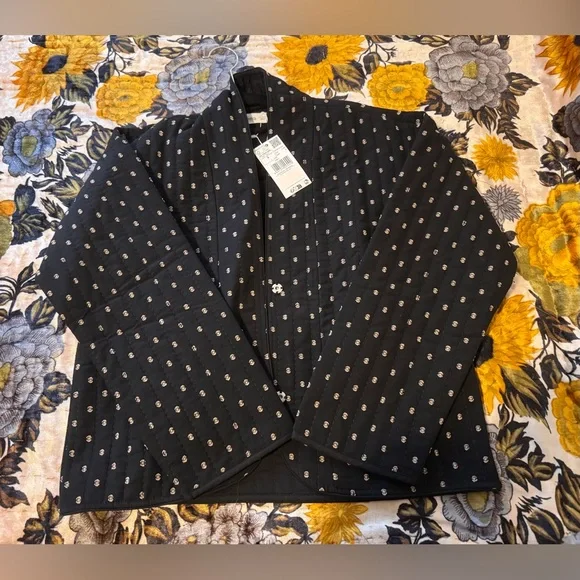 NWT Mango Embroidered Dot Women's Jacket Small - Picture 9 of 11